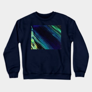 Azure Stream Wide Crewneck Sweatshirt